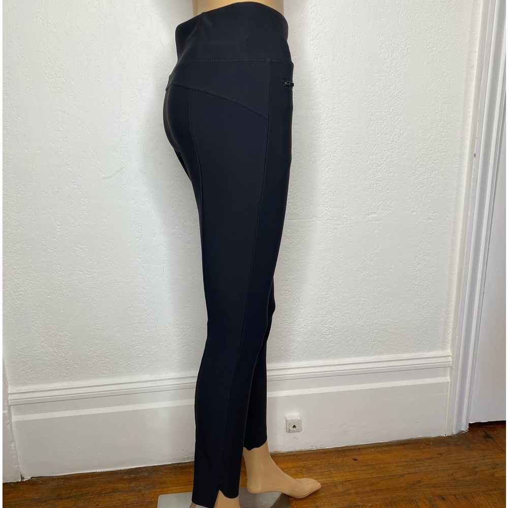 Athleta Stellar Cropped Pants Zippered Pockets Women’s Size ST Black - Picture 5 of 10